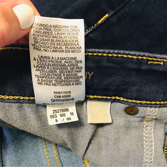Michael Kors Izzy Skinny Jeans Sz 8 - Picture 7 of 7